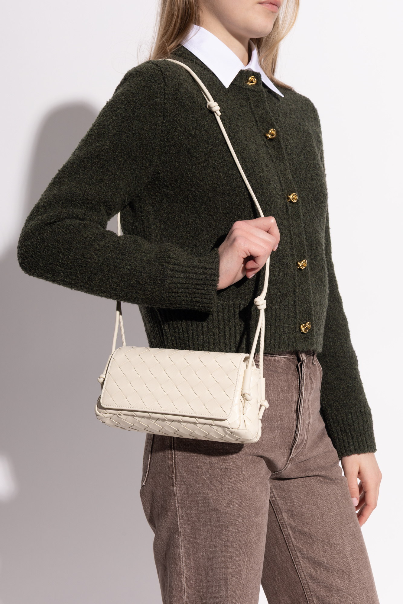Cream Shoulder bag 'Notturno' Bottega Veneta - Vitkac Canada